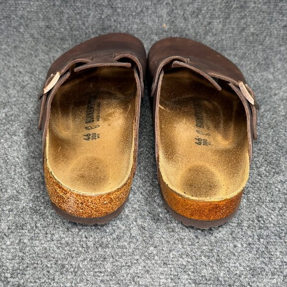 Birkenstock Boston Clogs Men\'s Size 13 Habana Brown Oiled Leather Slip On Sandal main image 5